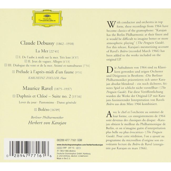 Debussy / Ravel / Karajan (CD)