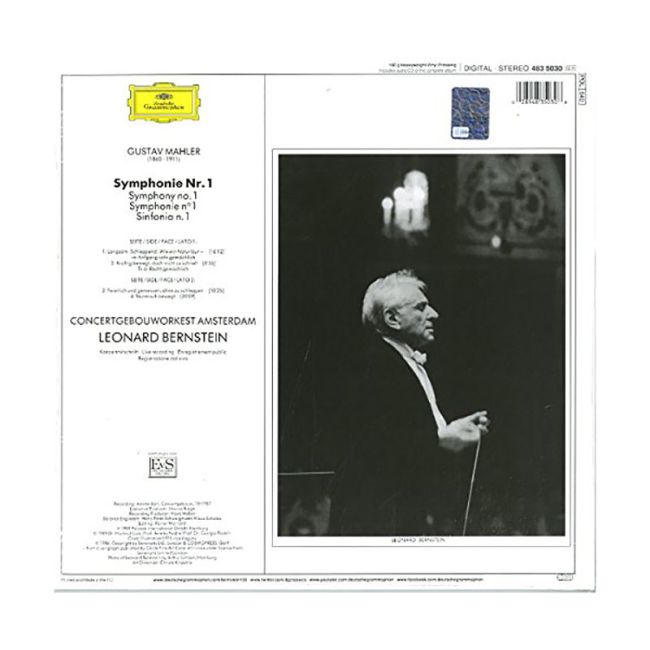 Bernstein: Mahler Symphony No.1 In D Major (Vinyl)