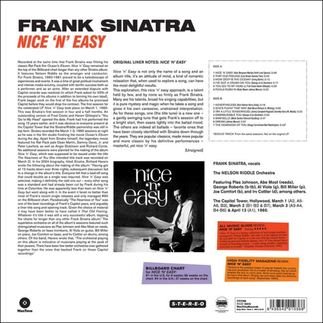 Frank Sinatra - Nice 'N' Easy (LP)
