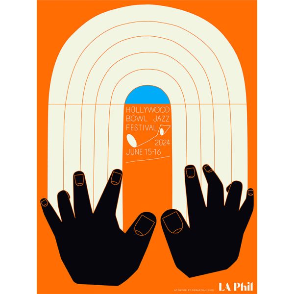 Hollywood Bowl Jazz Festival 2024 Poster (Signed & Silkscreened)