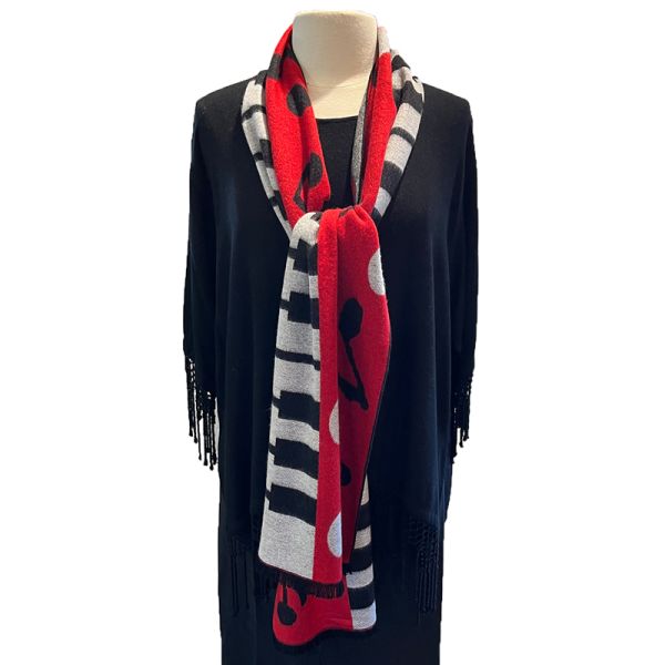 Piano Notes Cashmere Scarf