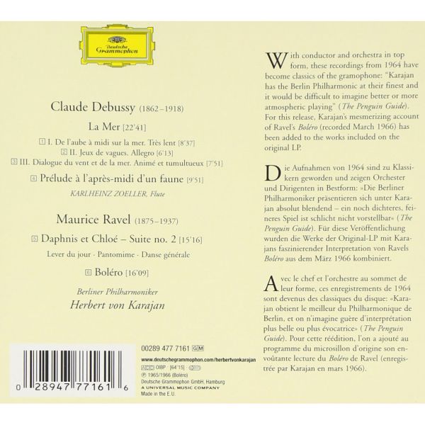 Bolero / Organ Sym / La Mer, Music CD | eBay