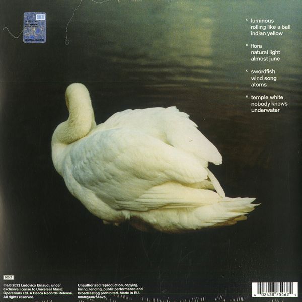 Ludovico Einaudi / Underwater (Colored Vinyl)(2022/1/28発売)(ルドヴィコエイナウディ) Ludovico Einaudi \u2013 Underwater \u2013 CD (Digipak, Album), 2022