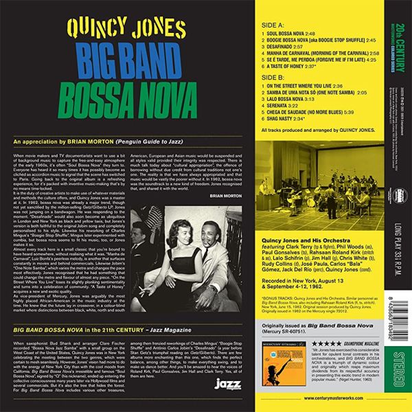 Big Band Bossa Nova - Quincy Jones (LP, Yellow Vinyl)