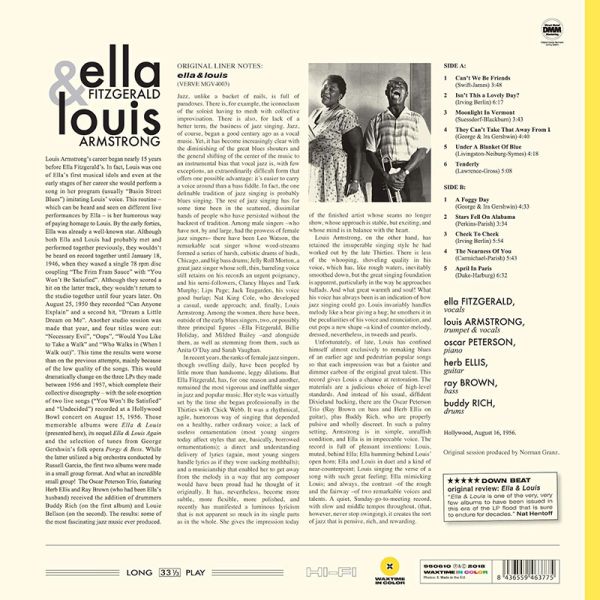 Ella & Louis (LP, Yellow Vinyl)