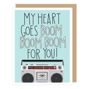 Boom Boom Valentine's Day Greeting Card