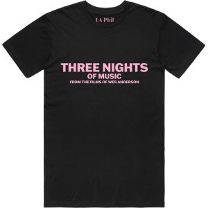 Music from the Films of Wes Anderson Concert T-shirt - Black