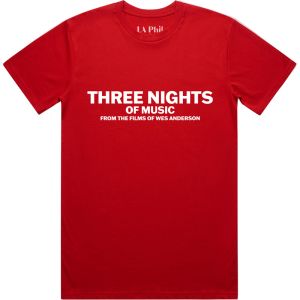 Music from the Films of Wes Anderson Concert T-shirt - Red