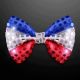 Red White Blue Light Up Bow Tie
