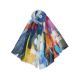 Acadia Abstract Scarf- Blue