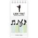 Music Note Adhesive Paper Bookmarks