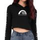 Hollywood Bowl Crop Hoodie- Women