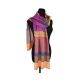 Daphne Striped Scarf- Magenta