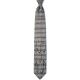 Gray Music Notes Tie