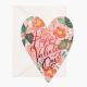 Heart Blossom Valentine Card
